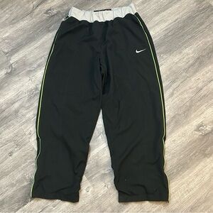 Nike Basketball Athletic Training Track Pants Black Vintage Y2K Mens Size Large